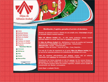 Tablet Screenshot of hijosdealfonsoarahal.com